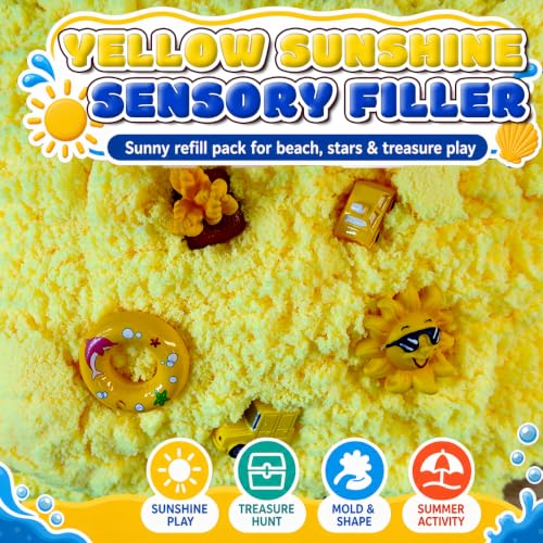 Yellow Latex Sensory Bin Filler, Soft Sunshine Lemon Tactile Play Material by GushySnow - Used condition - Image 5