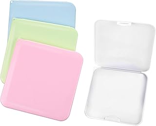 Comius Sharp Scatola Organizer per Maschere per Il Viso, 4 Pezzo Scatola di Plastica Organizer Reusable Keeper Folder, Scatola per Portatile Plastica con Coperchio (A)