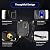 Mini Tankless Water Heater Electric, 3000W 110V Wall Mounted Instant Hot Water Heater w/LED Display, Rapid Water Heating with Waterproof IPX4, Convertible Between Fahrenheit and Celsius (Black)