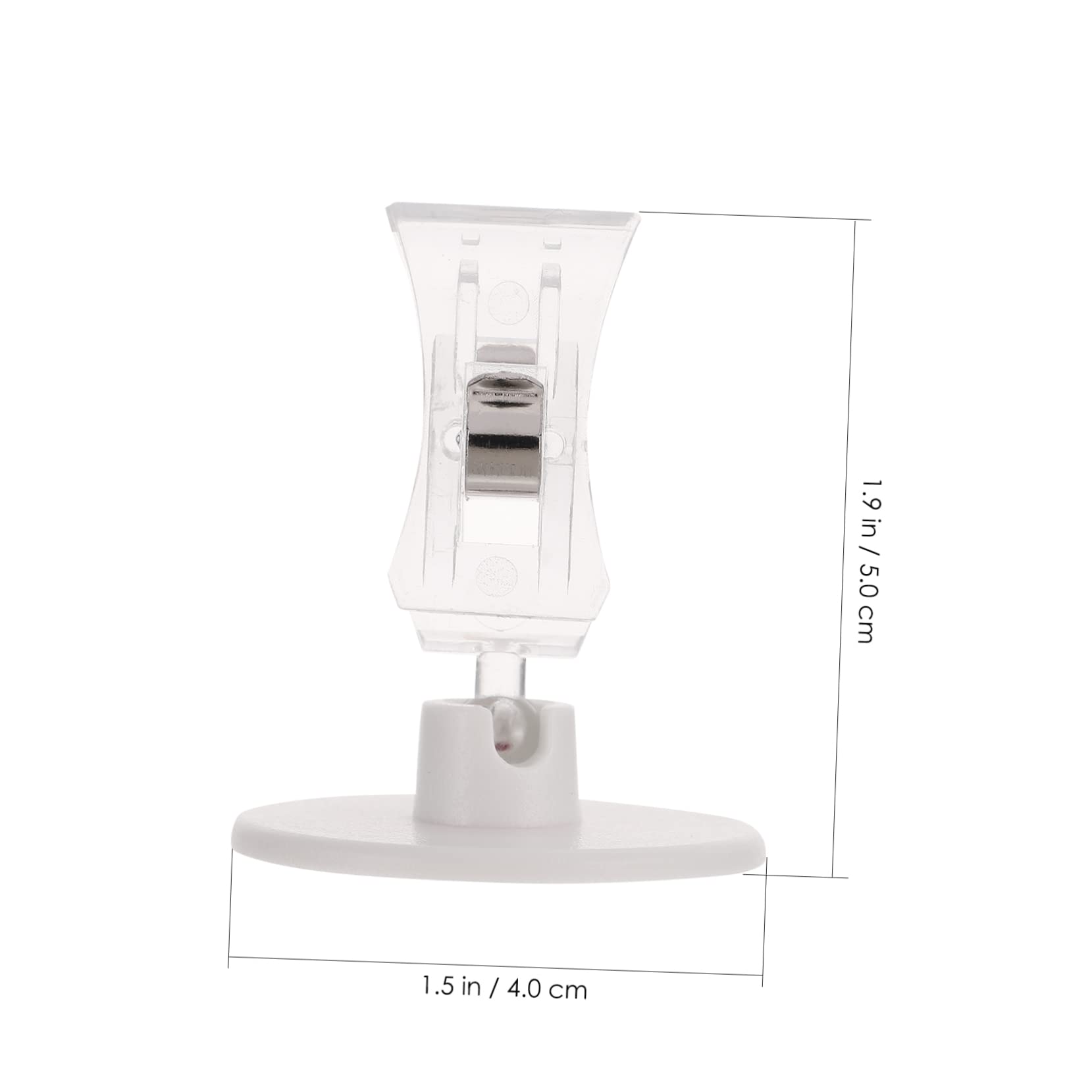 48pezzi Clip Stands Per Etichette Rotanti Plastica Da Supporti Pubblicitari Trasparenti Per Negozi e Supermercati Facili Resistente Alla Rottura