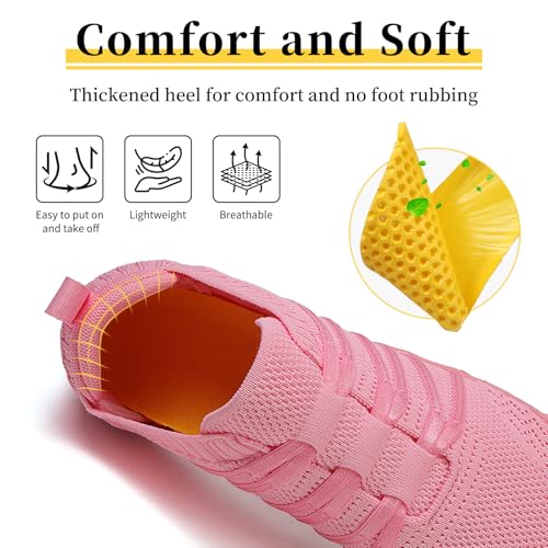 Image of Mens Womens Barefoot Shoes Slip On Water Shoes with Wide Toe Box Zero Drop Design Minimalist Footwear ldeal for Walking Hiking and Grounding Activities