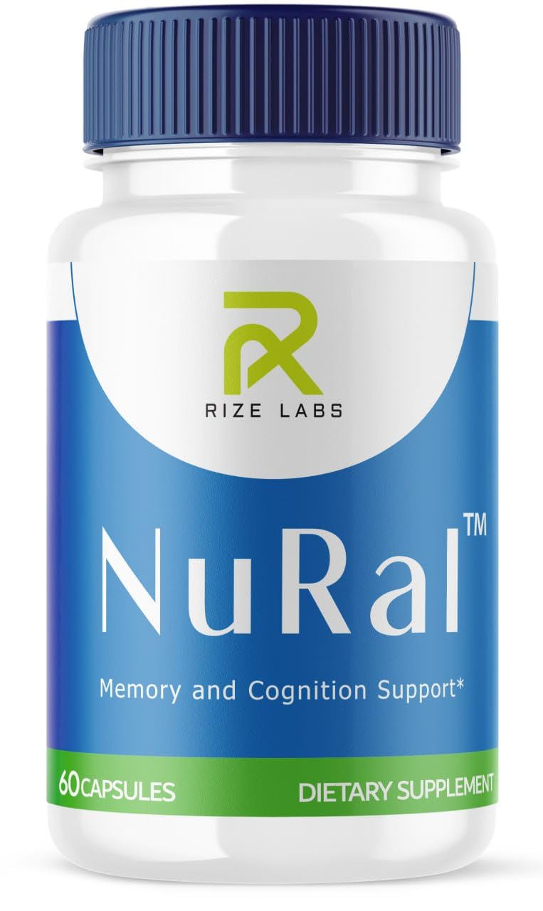 NuRal Supplement- NuRal Memory Boost Capsules, NuRal Pills for a Sharp Mind, Focus, and Mental Calrity, Nootropic Formula with All-Natural Ingredients, Nu RAL Reviews (60 Capsules)
