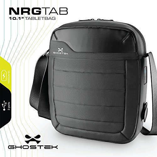 Ghostek NRGtab Series Best 10.1' Tablet Bag Carrying Travel Shoulder Business School + 16000mAh Battery with Power LED Indicator + 3 USB Ports | Water Resistant | iPad - Image 3