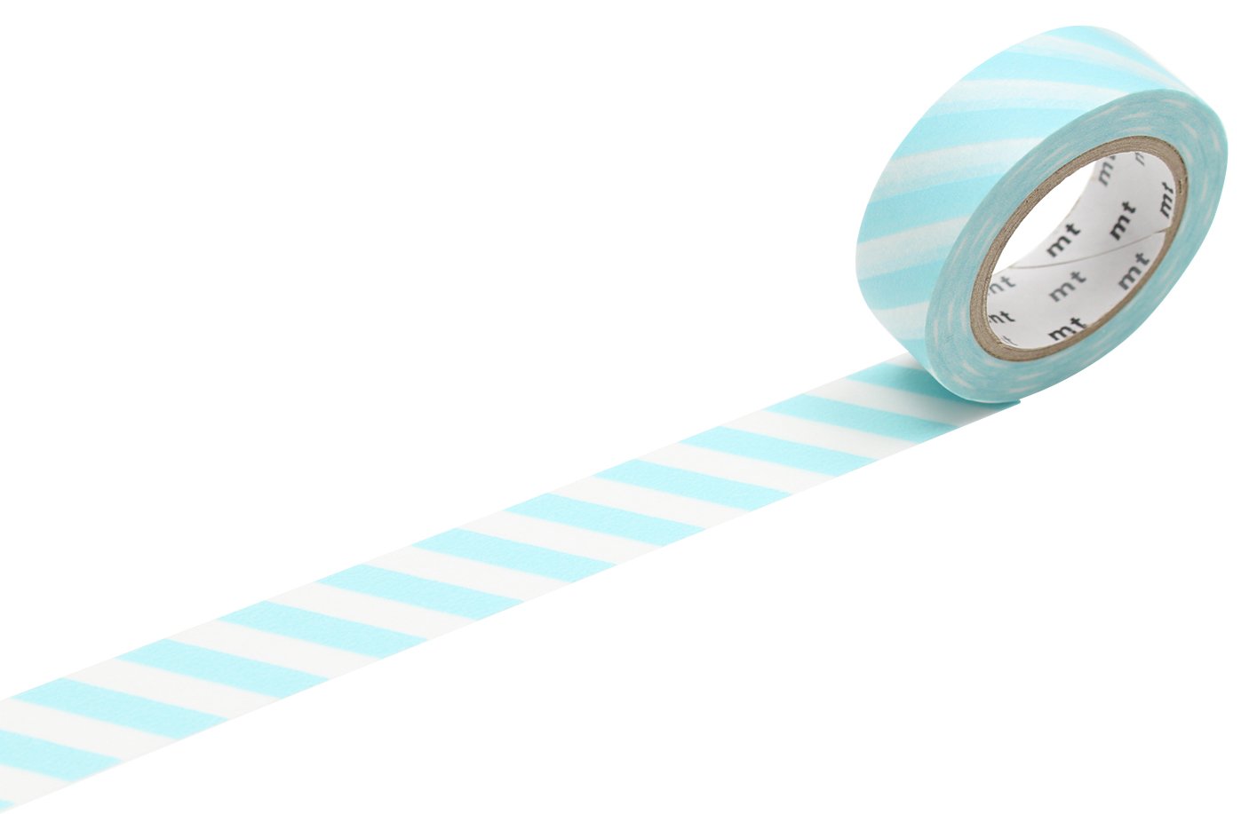 MT Masking Tape1P"Stripe Mint Blue" Washi Masking Tape - Mint Blue