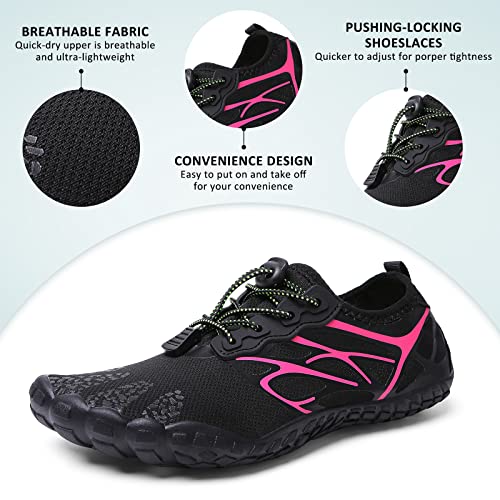 Image of ziitop Water Shoes for Men Women Beach Barefoot Swim Rock Climbing Pool Shoes Socks, Anti-Slip Breathable Quick Dry Lightweight Slip-on, Outdoor Sport Hiking Walking Boating Fishing Diving Surfing