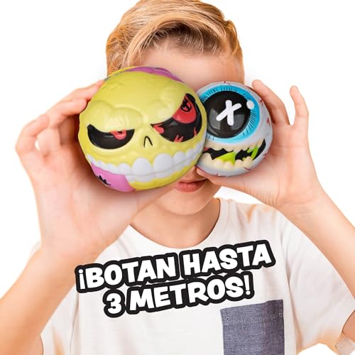Bizak Madballs Zaubertrank, Monsterbälle mit gruseligem Design, springen bis zu 3 m, grünes Boot mit grünem Ball, 6 Kreaturen zum Sammeln, ab 4 Jahren (64433056-2)