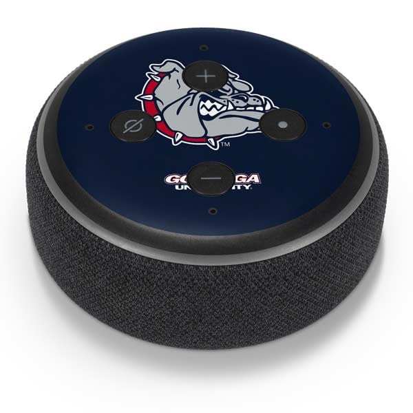 Skinit Decal Audio Skin Compatible with Amazon Echo Dot 3 - Officially Licensed Gonzaga University Bulldog Logo Design