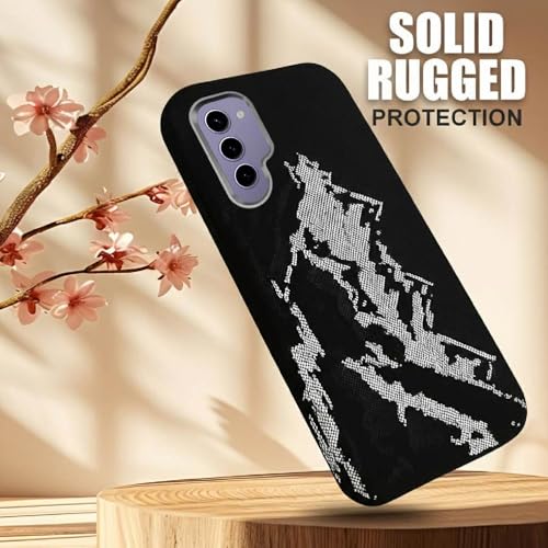 Image of AIBEX Aramid Fiber Mag-Saf Case Compatible for Samsung S23 | Slim Protective Back Cover with Built-in Magnets | Wireless Charging Support | Camera Ring Stand | Shockproof with Air Guard Corners