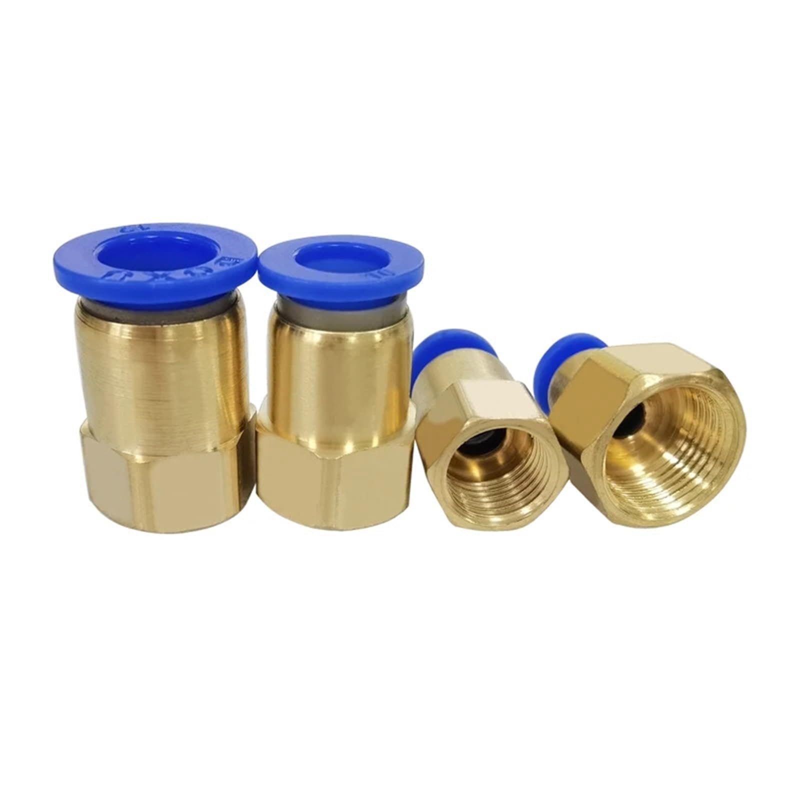 10pcs/lot BSPT PCF6-01 PCF6-02 PCF8-02 Connectors Female Straight One-Touch Quick Release Fitting(PCF8-03)