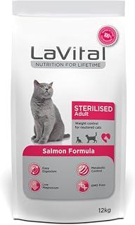 LaVital Somonlu Kısırlaştırılmış Kedi Maması 12 kg