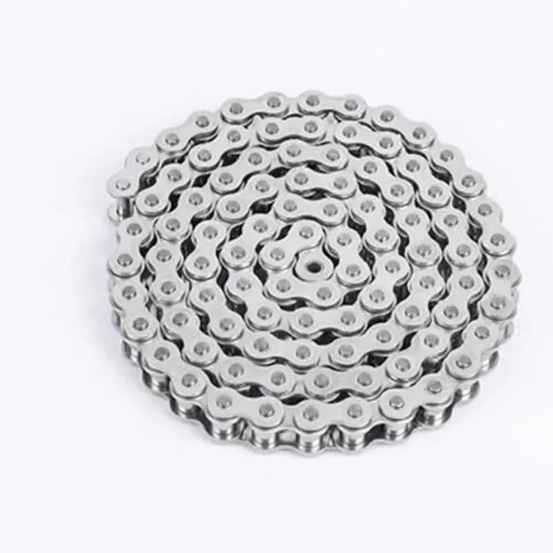 Rollenkette Aus Kohlenstoffstahl Industrielle 304-Edelstahl-Rollenkette mit kurzer Teilung 08B 1,5 Meter Getriebeantriebskettenradkette for Maschinenausrüstung