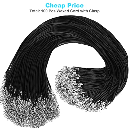 Dhooz LJIN005 100Pcs Premium Leather Necklace Chains Bracelet Cord thumb #1