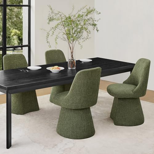 KISLOT Swivel Dining Chairs Set of 4
