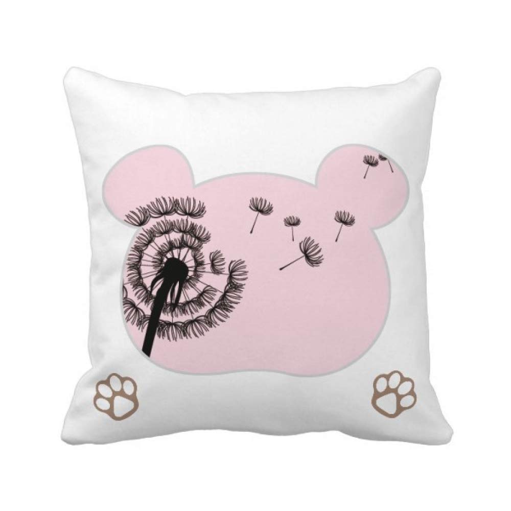 Housse de coussin pissenlit déhoussable et lavable pour fauteuil
