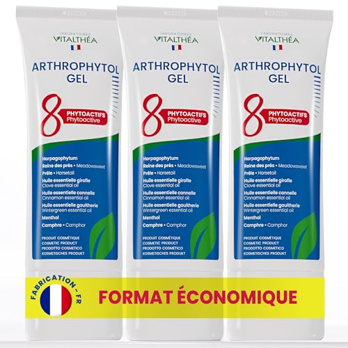 ARTHROPHYTOL x3 tubes - Gel de Massage Articulations & Muscles - 8 Actifs Naturels - Harpagophytum...