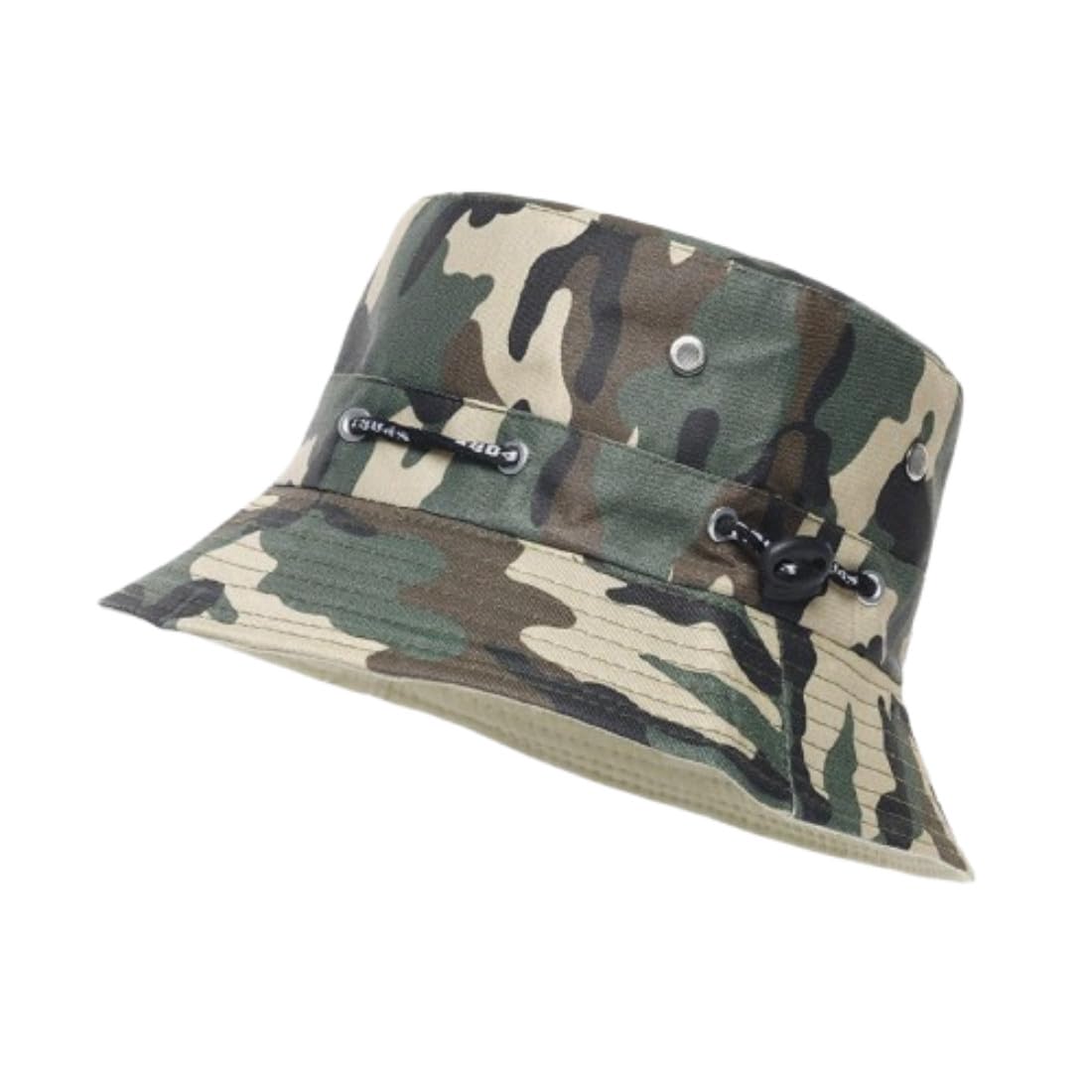 Unisex Cotton Bucket Sun Hat Bucket hat for Women Sun Protection Cap & Round hat Free Size Casual Outdoor Cap-image-13
