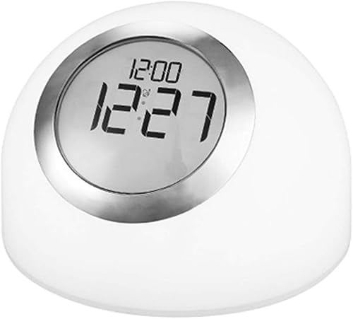 Reloj de mesa Reloj Despertador Infantil Despertador Perezoso Reloj Digital Tiene 7 Cambio De Color Reloj Despertador Función De Atenuación Táctil