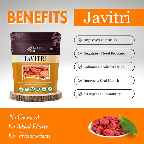 Image of BrijBooti Javitri Spices - Japatri - Mace Whole Spice - Javitri Flower Whole 50 Gr
