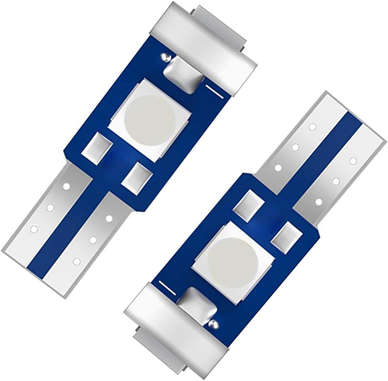 20 Pcs T5 LED Lights for Car Dashboard, Super Blue 74 37 2721 PC74 Replacement with Twist Lock Socket, for Interior Dome Door Instrument Cluster Dashboard Panel Gauge Indicator