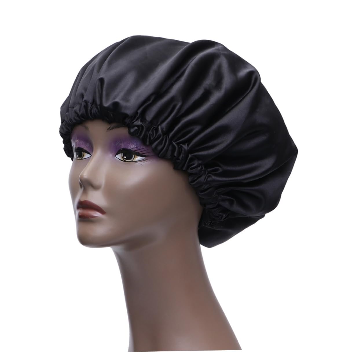Healvian 3piezas Gorro De Sueño De Satén Doble De Seda Para Mujeres Transpirable Para Proteger Peinados y Mantener El Cabello Mientras Duermes