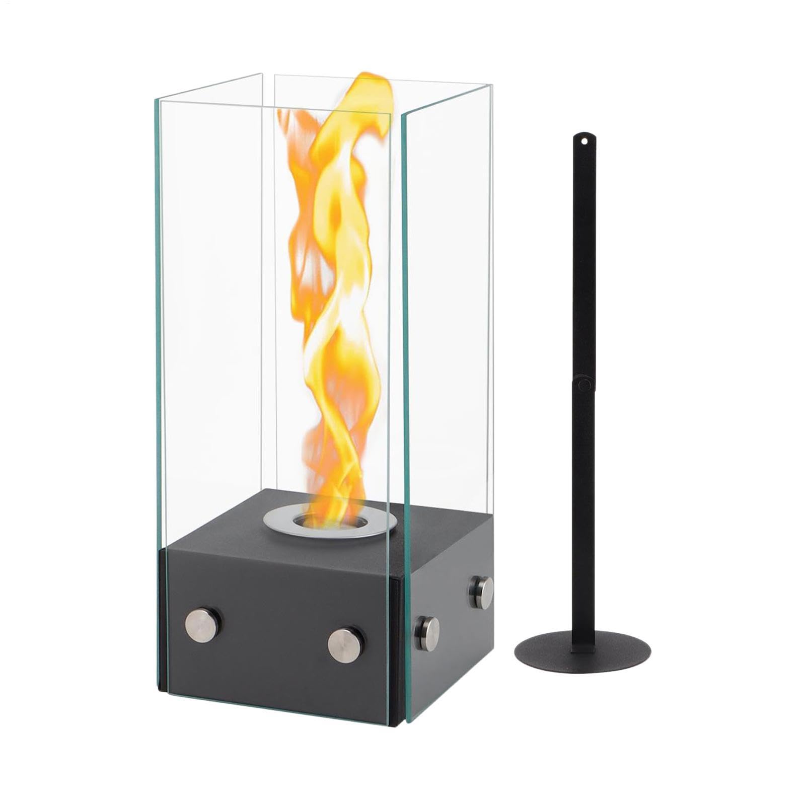 Chimenea de sobremesa para Interior Quemador de Llama Real sin Olor