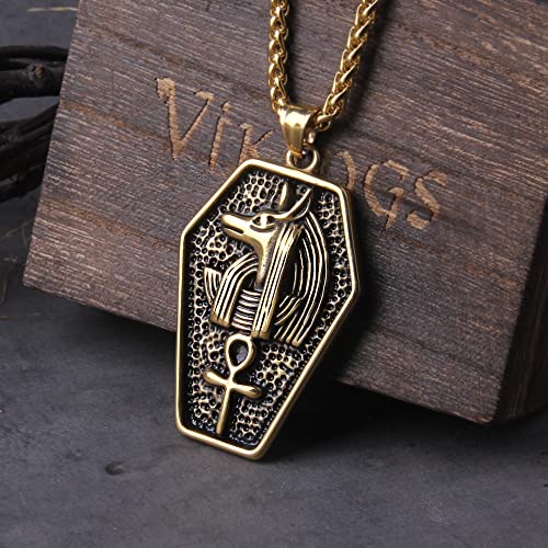 Razered Never Fade Egyptian God Talisman Pendant Men Women Necklace Egypt God of Magic Wisdom Thoth Ibis-head Amulet Jewelry Gifts2