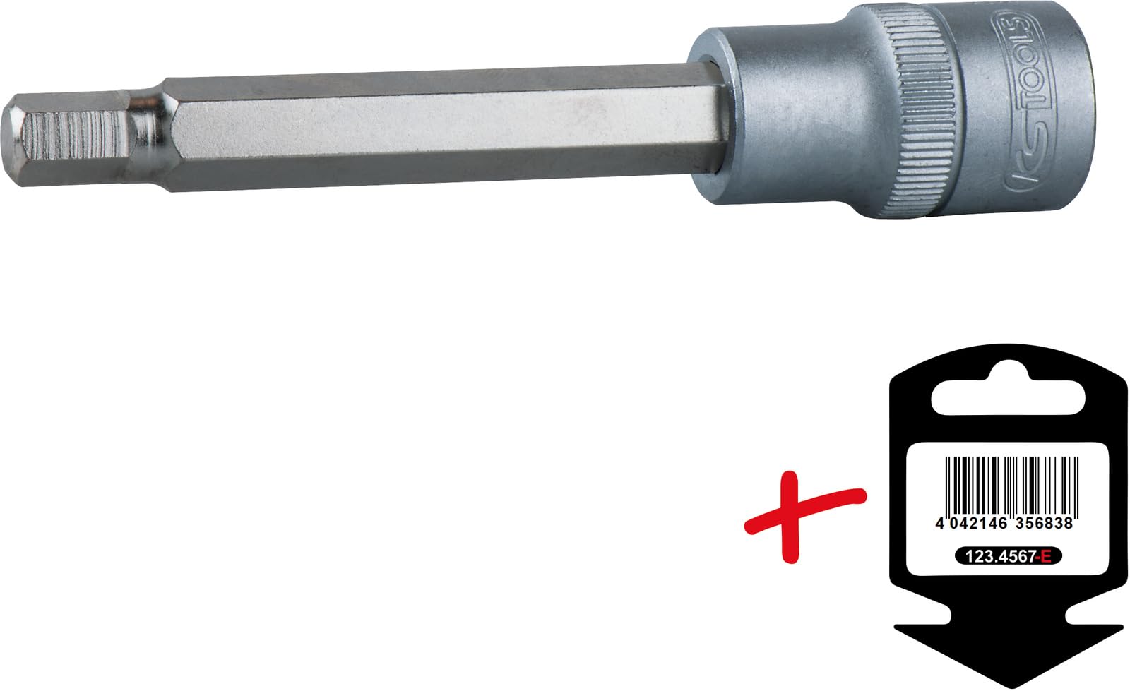 Llave De Vaso Con Punta Allen 13 Mm, 1/2" - KS Tools, Larga, Para Inyectores Y Bombas