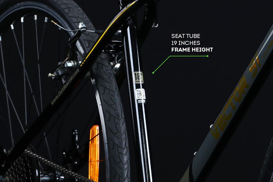 Ninety one Hellfire 700C Hybrid Multi Speed Cycle in 7 Speed