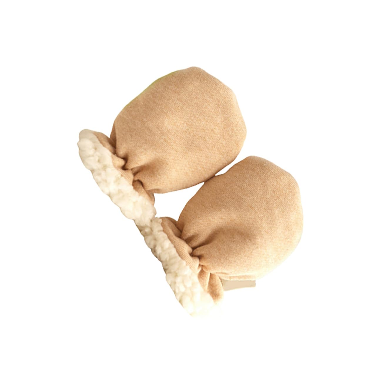 TOVINANNA Thermal Baby Gloves Long-lasting One Size Anti-scratch Cotton for Girls Boys