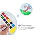 TEHAUX Himi Gouache Paint Set Solid Watercolor Pigments Watercolor Kit Easy to Blend for Artists The Go