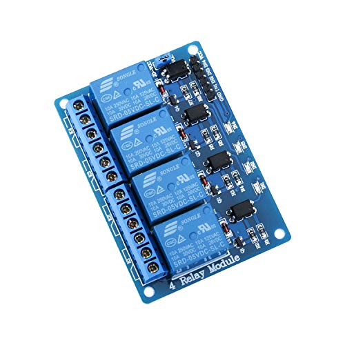 ELEGOO Module Relais 5V DC ï¼ Canaux avec Optocoupleur ï¼-Channel Relay Module pour Mega 2560 1280 DSP Arm PIC AVR STM32