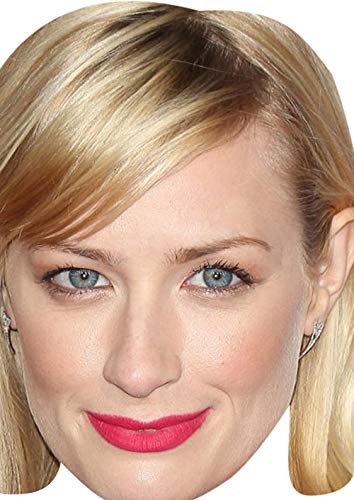 FoxyPrinting Beth Behrs MH 2018 Celebrity Cardboard Party Face Mask Fancy Dress