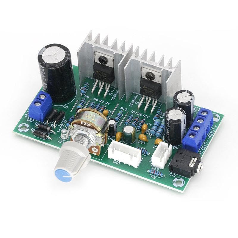 Mini TDA2030 Dual Channel Power Board 15W+15W Audio Amplificador for Home Sound Theater DIY