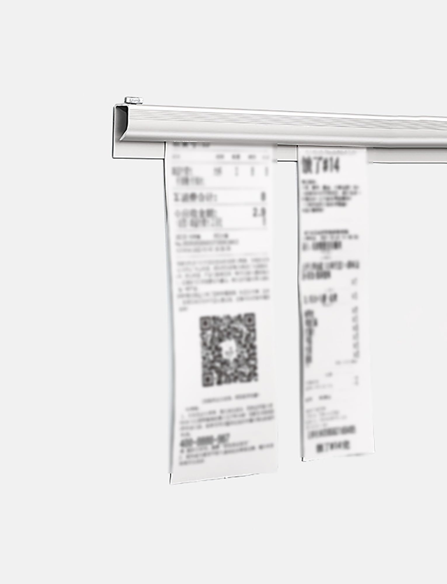 Titular de boletos aleación aluminio | Titular de boletos de 20-120 cm: organizar pedidos en restaurantes(80cm)