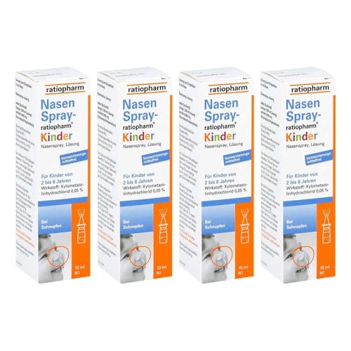 Nasenspray-ratiopharm Kinder Kons.frei 4x10 ml