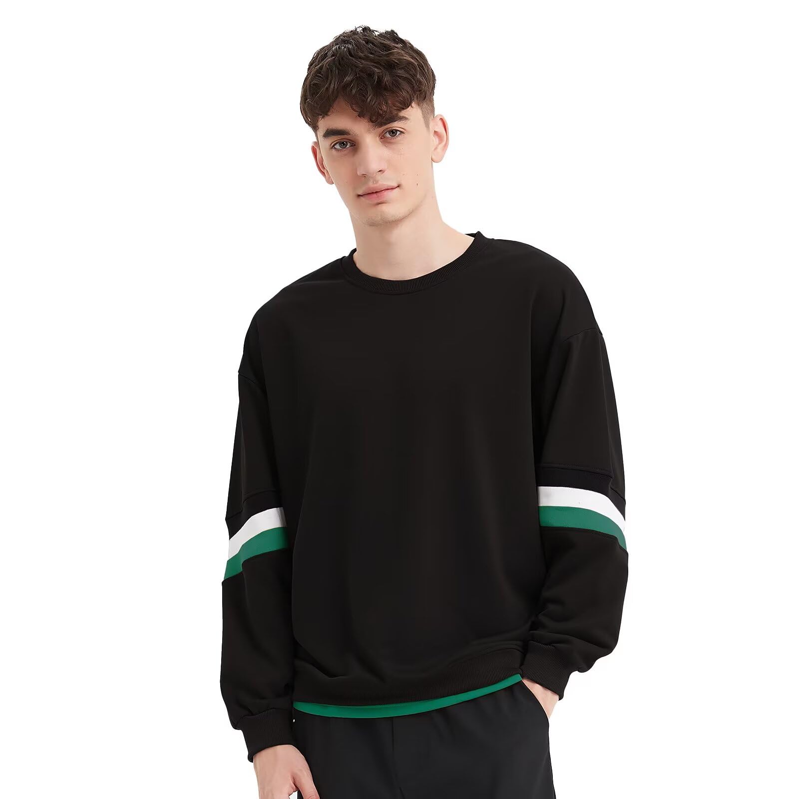 【40%OFF】【839円】 Sillictor メンズ トレーナー