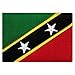 St. Kitts and Nevis Islands Flag Embroidered Patch Iron-On Caribbean National Emblem
