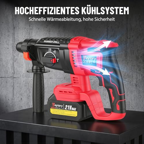21V Bohrmaschine Schlagbohrer SDS-plus Bohrhammer Schlagbohrmaschine Zubehör â Bild 6