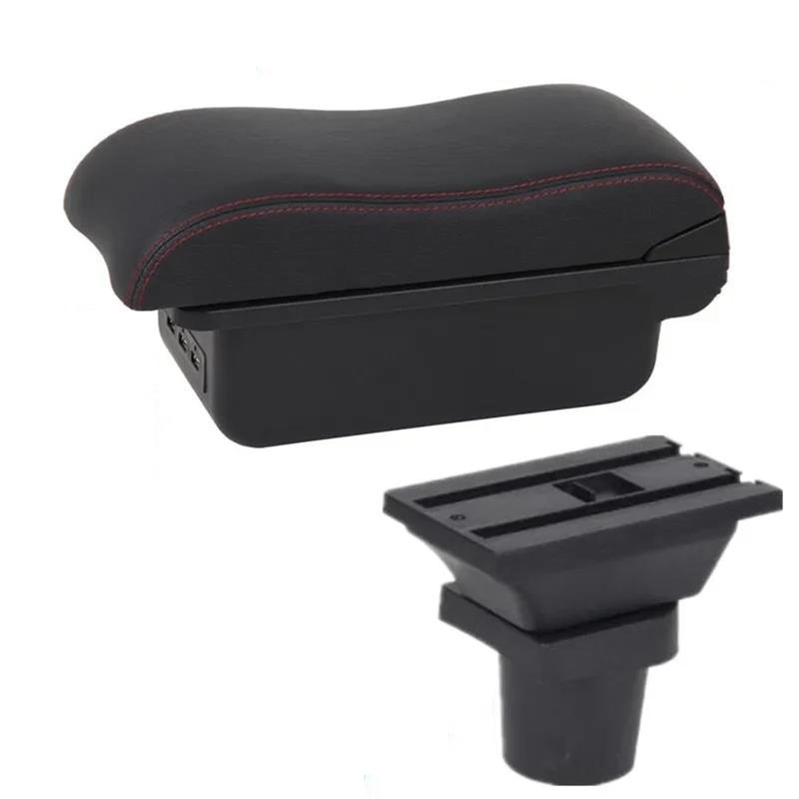 Noheeu B Red Line 3Usb Auto Accessories Armrest Box For Focus Mk1 Car Interior Parts Center Storage With Usb
