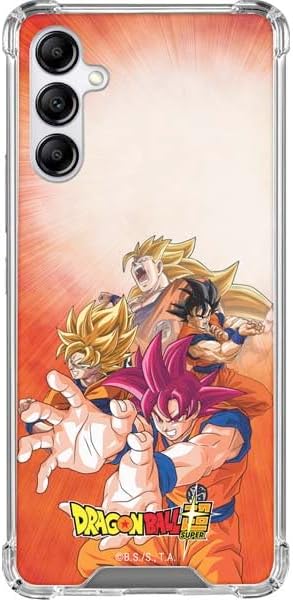 Vista 9 de Skinit Funda transparente compatible con Galaxy A14 5G, diseño oficial de Dragon Ball Super Goku