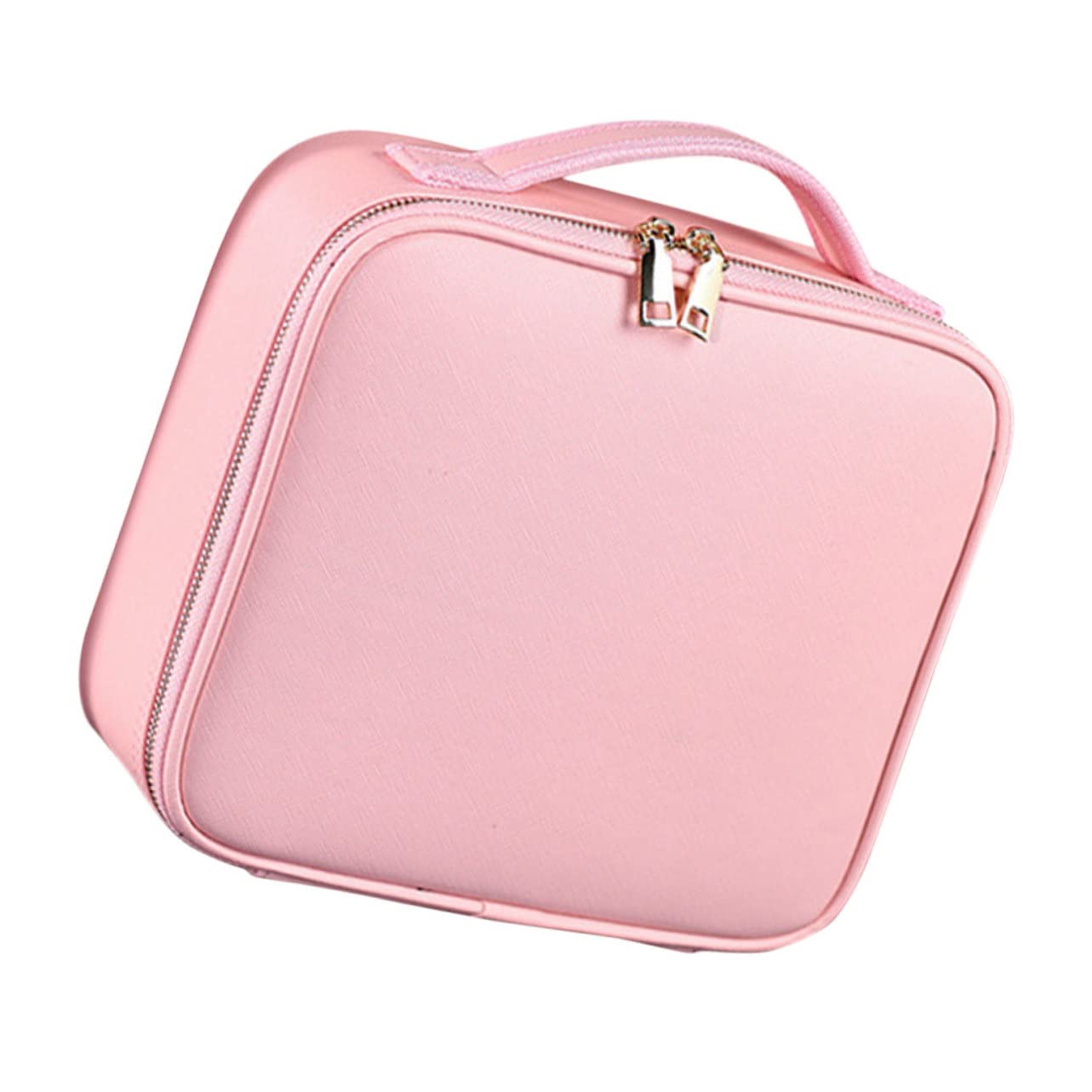 Kosmetiktasche mit Verstellbaren Fächern und Reißverschluss Kosmetikbeutel für Make-up und Beauty-zubehör Großes Aufbewahrungsetui für Reisen und Zuhause