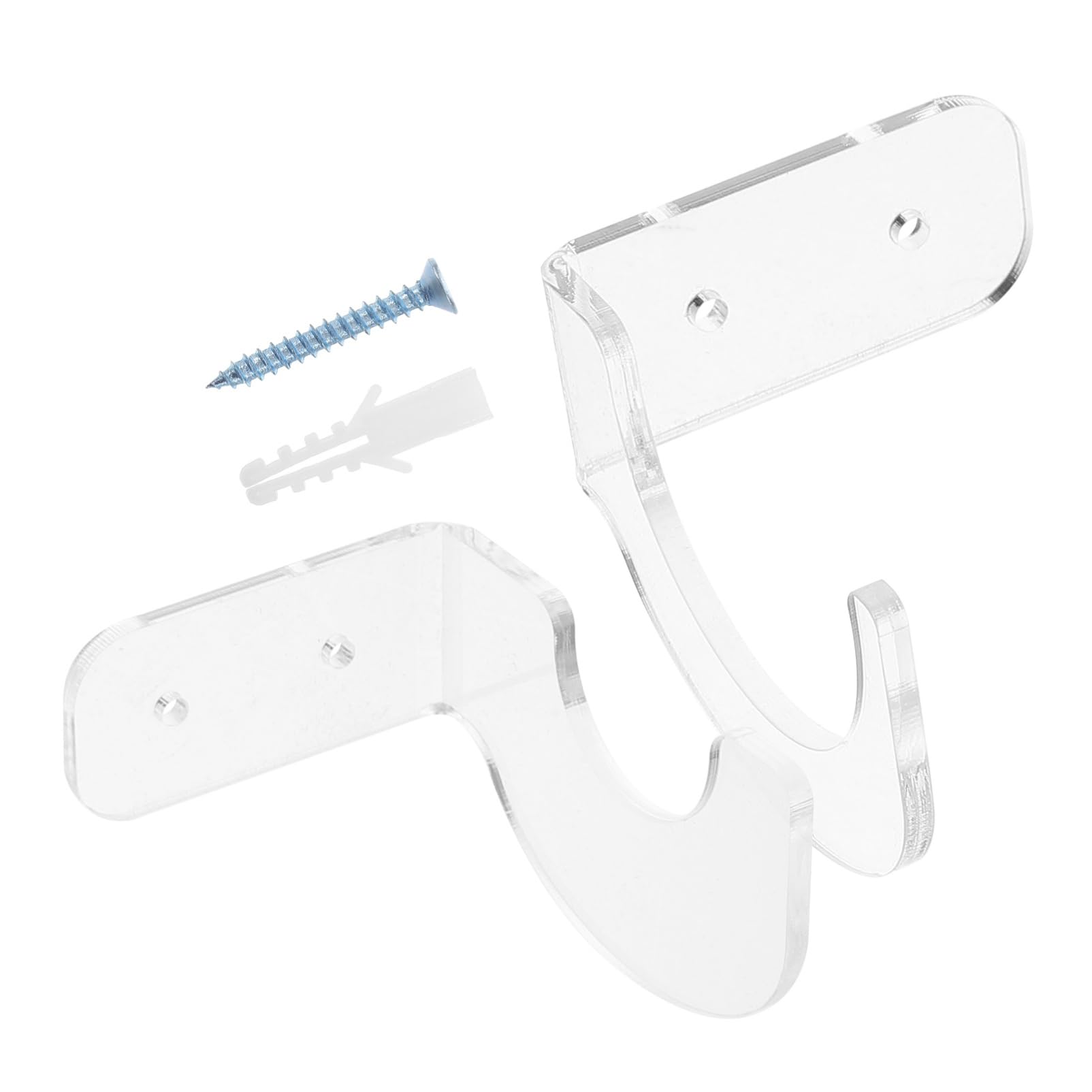 BESPORTBLE Baseball Bat Rack Horizontal Bat Storage Wall Mount Bracket for Home Gym Use