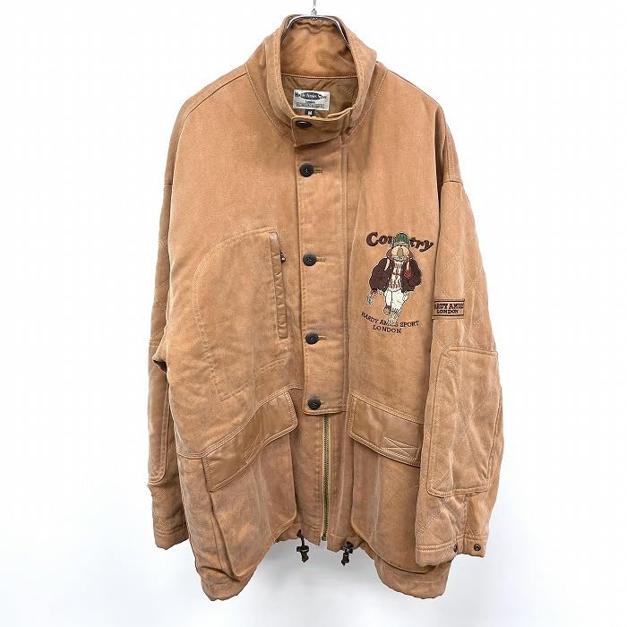 Amazon.co.jp: ハーディエイミス Hardy Amies 中綿 コート ジャケット 