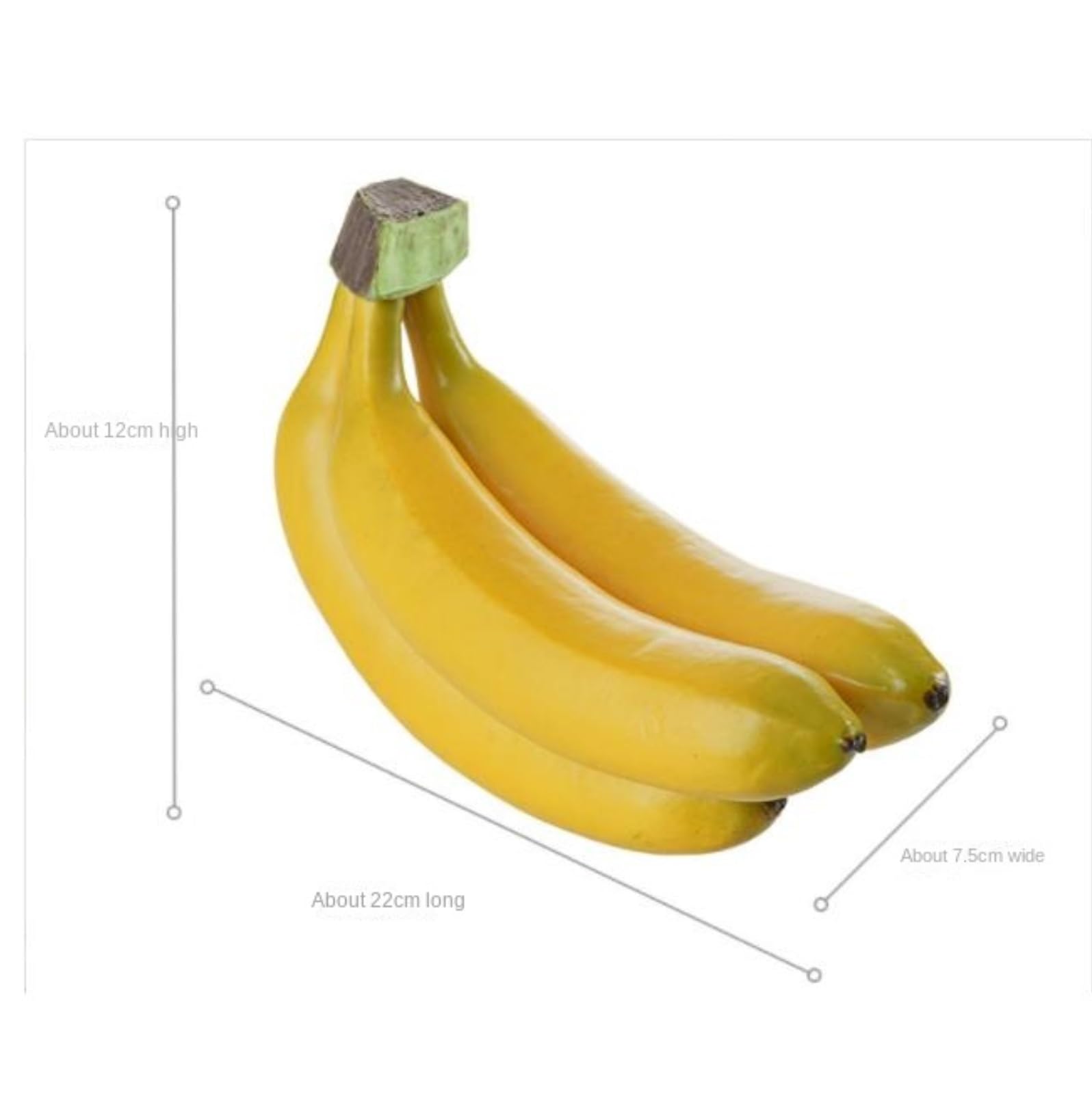 Frutta Finta Artificiale Un Mazzo Di Banane Finte Perfette For Decorare L'attrezzatura Fotografica Decorazione Casa
