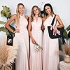 Vavabox A-Z Initial Personalized Tote Bag, Waterproof Gifts for Women, Bridesmaids, Mom, Teachers, Friends (03-Black Set, M) #1