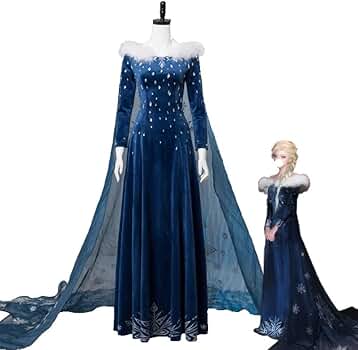 仮装衣装　エルサ風 Amazon.co.jp: ｢Lemon COS｣アナ エルサ ドレス コスプレ 大人