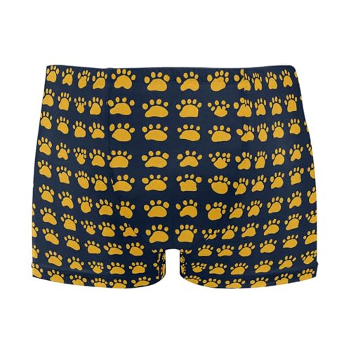Dog Cat Claws Paw Print Mens Swim Trunk Swimwear Bathing Suit Swim Brief Square Leg Board Short S B0404984