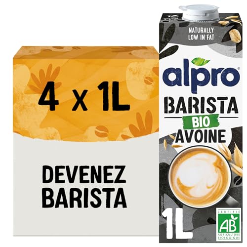 Alpro - Boisson Végétale - Barsita Bio Avoine Exclusive - Lot de 4x1L