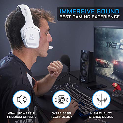 Casque gaming audio filaire cobalt blanc - Cuffia gaming - Immagine 2