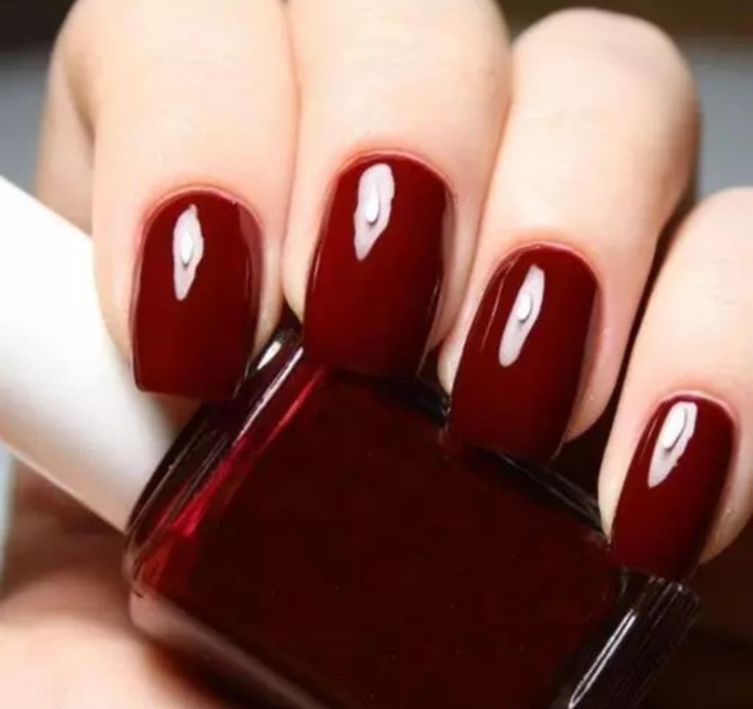Truvic Nail Polish Long Lasting Smooth Finish Highly Pigmented with High Shine Glossy Nail Paint For Women and Girls,10 ML (Maroon)-image-17
